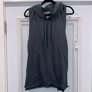 Victoria’s Sport hooded muscle shirt